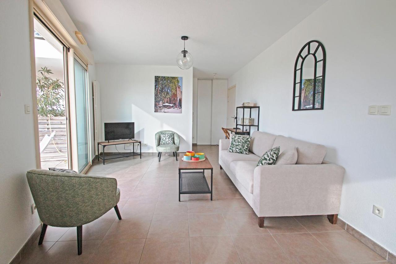 Appartement 4 Personnes, Grande Terrasse, Parking Prive, Wifi Montpellier Exterior photo
